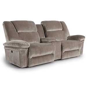 Best gray plush recliner couch