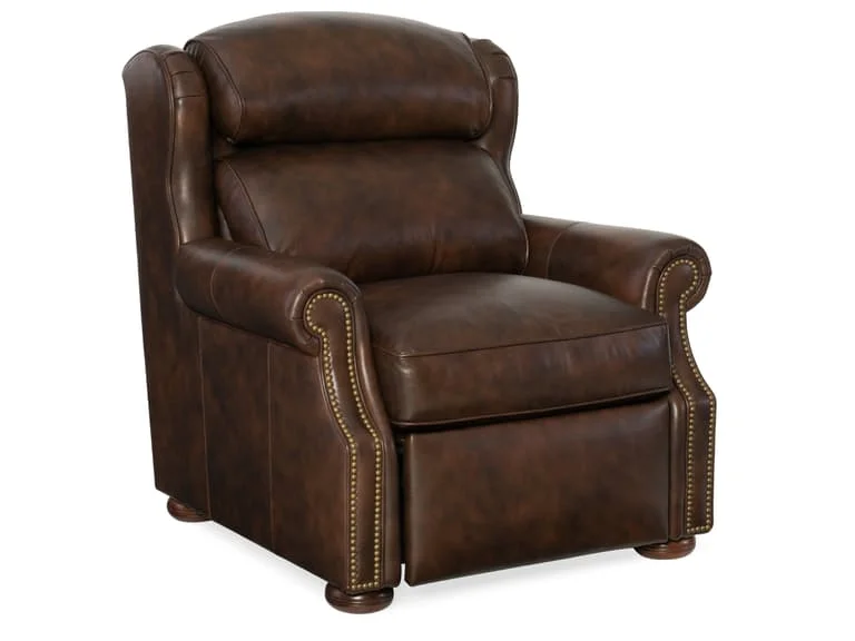 Bradington Young Dark Brown Leather Recliner