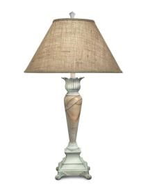 Stiffel white table lamp