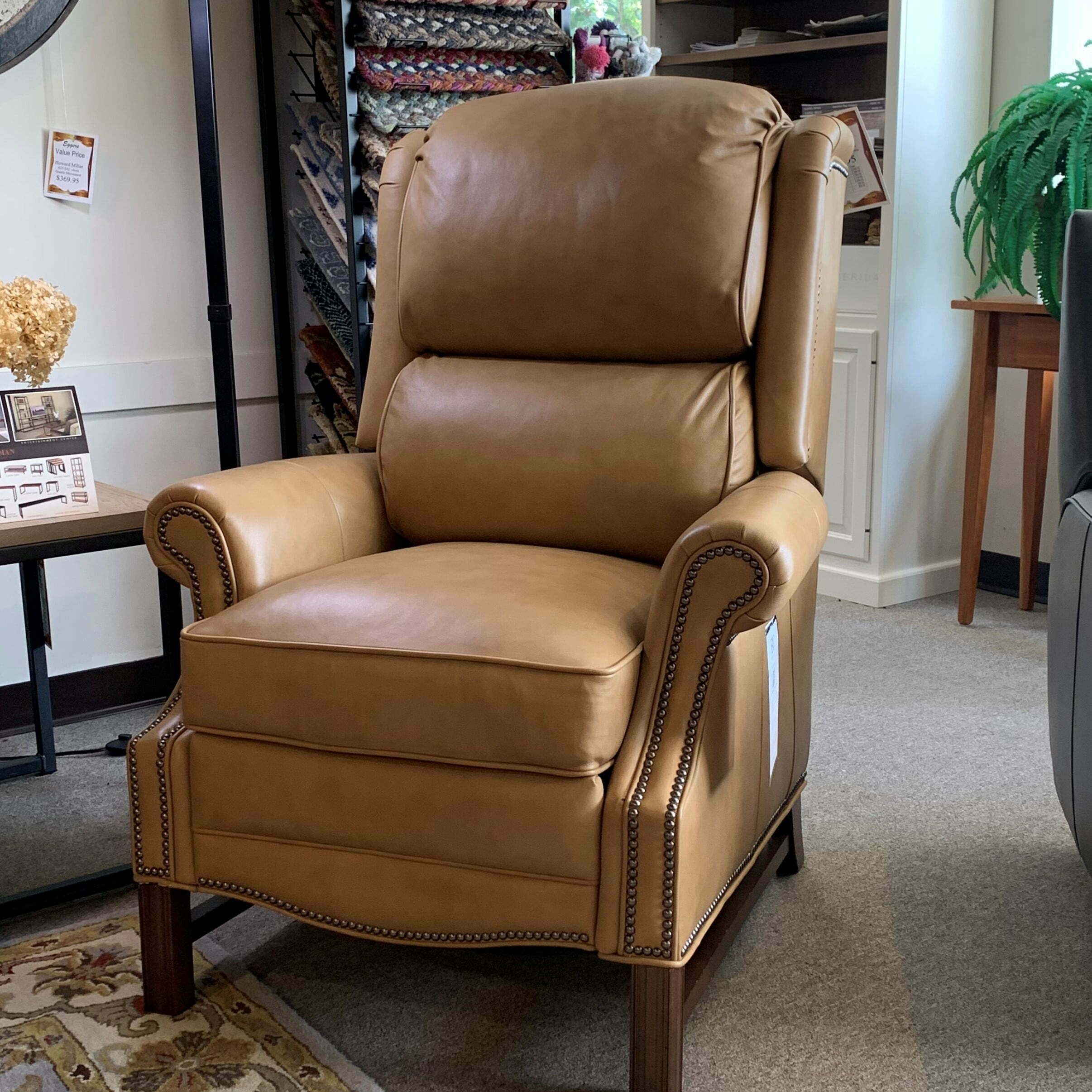 4104 High Back Leather Recliner