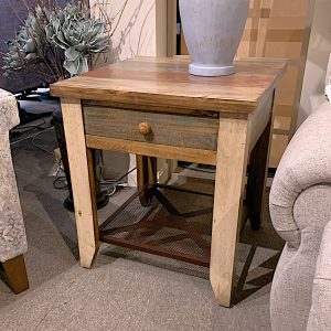 #968END End table, Solid Rustic Pine in finish as show, Quality built by IFD