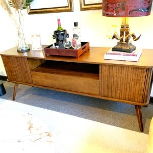 #MED6927 Media Cabinet, solid birch, quality built by Canadal