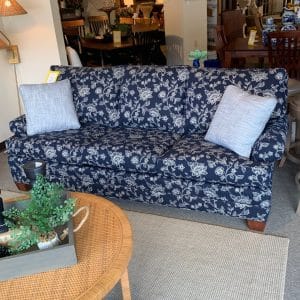 #822-3-88 sofa, decorator cover as shown, built in America by Friendship