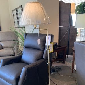 #7712-LH Adjustable Floor Lamp, Made in America by Medallion