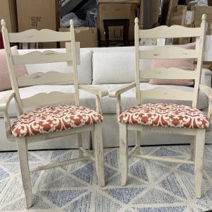 #0764-PC Arm Chair, solid birch, decorator finish, quality built by Canadel