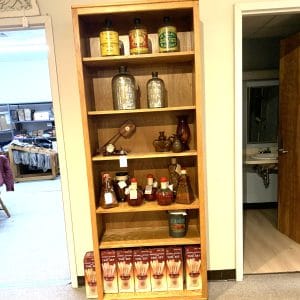 #BC3084 Bookcase, oak,