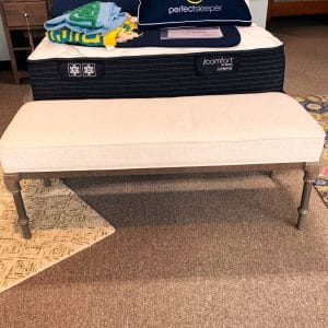 #B1517 Upholstered Bench, Quality built in America by Wesley Allen