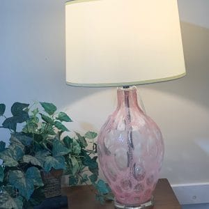 #D4707 Glass table lamp, a quality accent from Elk Home