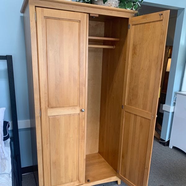 #68601 Wardrobe Cabinet, solidly built in America by Archbold Furniture