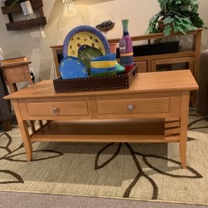 #484-7 Coffee table, solid maple, built in America by Leisters Furniture
